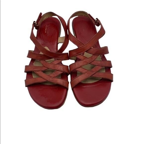 4/$20-Naturalizer Cadence red size 9 N sandals - Picture 1 of 8